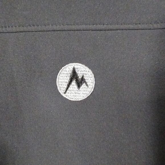 Marmot Black Altitude Softshell Jacket S Full Zip Fleece Lined Gorpcore Outdoor - Picture 4 of 14